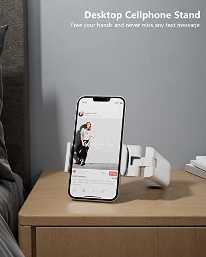 Mii KARE Universal Airplane Phone Holder – Innovative 360-Degree Rotating Smartphone Mount for Ultimate In-Flight Entertainment, Lightweight and Durable Travel Companion for Effortless Viewing on Tray Tables, Perfect for Long Flights and Quick Getaways