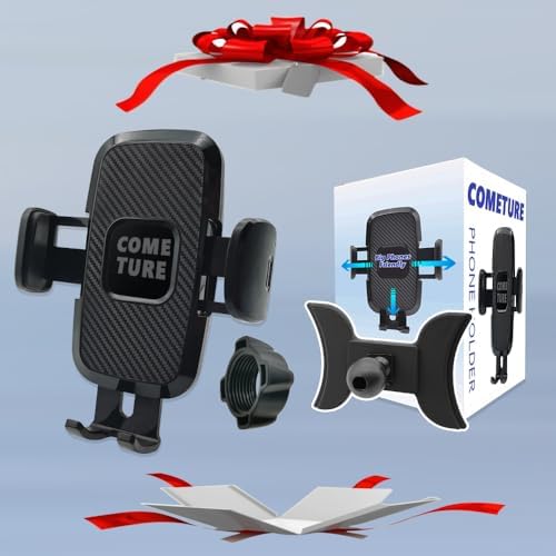 Premium COMETURE Car Phone Holder Mount for Audi Q7 (2020-2024) – Versatile 360° Rotation Smartphone Cradle for i Phone & Android – Enhance Driving Safety with Secure Navigation and Stylish Design – Effortless Installation & Long-Lasting Durability