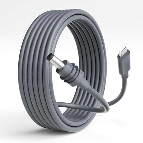 Starlink Mini USB C to DC Power Cable – 6.6 FT (2 M) 18 AWG Fast Charging Cord for Enhanced Outdoor Connectivity – Compatible with Anker 737 Power Bank – 20 V 5 A, 100 W+ PD Power Source – Streamlined Power Solution for Laptops, Tablets, and More