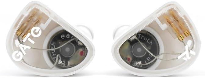 GATE Dynamic Driver In-Ear Headphones: Premium Black Earbuds with Interchangeable 3.5 mm Cable and Built-In Microphone – Unmatched Sound Quality and Comfort for Music, Gaming, and Calls, Ideal for Audiophiles and Everyday Use