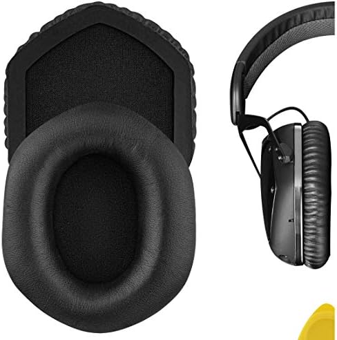 Elevate Your Audio Experience with Geekria Quick Fit Memory Foam Replacement Ear Pads for V-Moda Crossfade Wireless/2/3, M-100, LP, and LP2 Headphones – Superior Sound Quality, Easy Installation, and Ultimate Comfort in Sleek Black Design