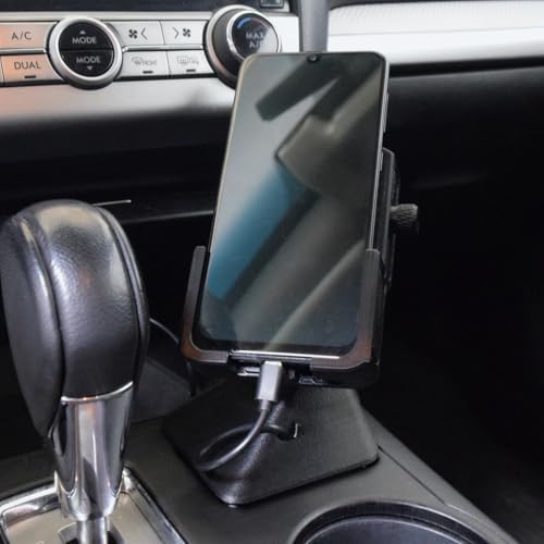 Subaru Outback Phone Holder (2015-2019) – Secure Smartphone Cradle with 360-Degree Rotation for Optimal Viewing and Navigation Safety