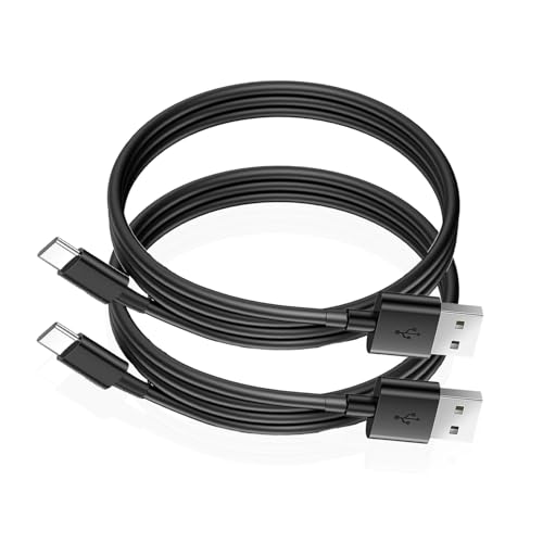 2-Pack 3.3FT iPhone 16 CarPlay Cable for iPhone 15/16/16 Pro Max/Plus Charger Cable, USB A to USB C Cable Compatible Apple Sir TV 4K Remote, CarPlay Type C Adapter Chargomg Cable Power Cord (Black) – Enhanced Compatibility and Speed