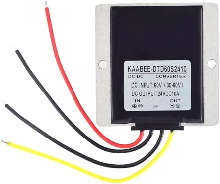 High-Performance Waterproof DC-DC Step Down Converter for Golf Carts – 24 V Power Transformer with 20 A Output (30 V-60 V Input) – Efficient Voltage Regulator Module for Enhanced Reliability and Compatibility with Outdoor Equipment