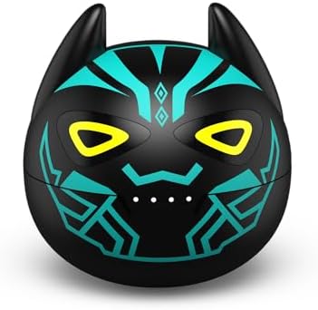 Compact Bluetooth 5.0 Earbuds for Small Ears | Touch-Control Noise-Cancelling Headphones with Unique Cartoon Charging Case | Lightweight Design for Comfort | Immersive Stereo Sound Perfect for Music & Calls | Ideal for Active Lifestyles
