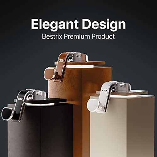 Bestrix Universal Magnetic Phone Holder for Cars – Advanced Suction & Secure Grip for All Smartphones up to 6.7″ – Effortless Installation in Seconds, Perfect for Safe Navigation & Hands-Free Use (Black)