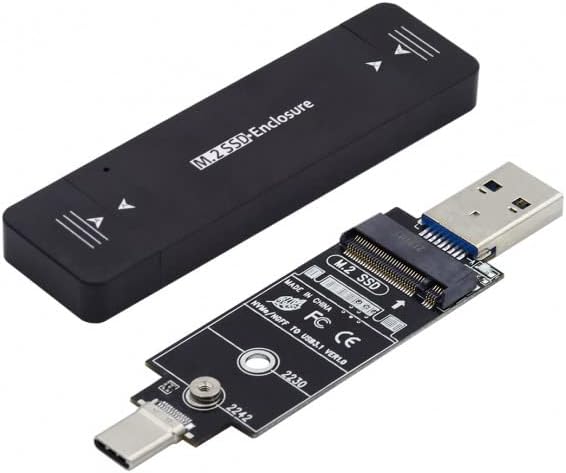 High-Speed xiwai USB 3.0 to NVMe M-Key M.2 NGFF SATA SSD External Converter Adapter with RTL9210 B Chipset – Ultimate Data Transfer Solution for On-the-Go Storage Expansion