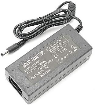 Universal 12 V 5 A Power Supply Adapter – Compact AC to DC Converter for LED Strips, Security Cameras, and More – Reliable Performance with Global Compatibility and Safety Features