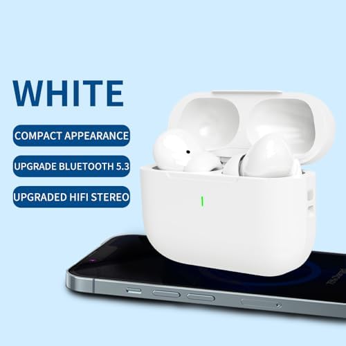 Revolutionary Bluetooth 5.3 Wireless Earbuds with Advanced ENC Noise Cancellation – 20 Hours of Playtime, Ergonomic In-Ear Comfort, Touch Controls, USB-C Fast Charging, IPX4 Water Resistance – Ideal for Music Enthusiasts and Active Lifestyles Seeking Unmatched Sound Clarity and Convenience
