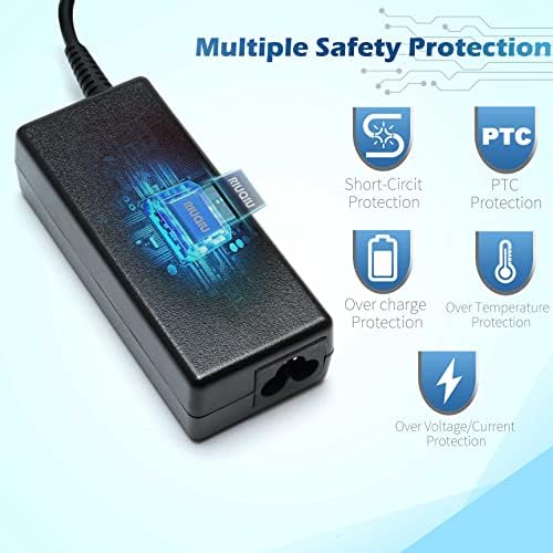 High-Performance 65 W AC Adapter for HP Envy & Chromebook Series – Versatile Laptop Charger with Multi-Protection Features for Enhanced Safety and Compatibility, Perfect for Models 13, 15, 17 & X360 – Reliable Power Supply with 2.31 A Compatibility, Ideal for On-the-Go Professionals and Students – Durable Design with Built-in Safety Chip to Prevent Overcharging and Short Circuit Issues – 30 Days Return and 365 Days Exchange Guarantee for Your Peace of Mind