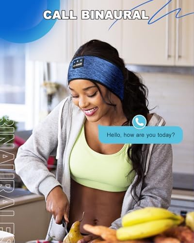Revolutionary Wireless Sleep Headband with HD Sound: Ultimate Comfort Bluetooth Earphones for Relaxation, Fitness, and Travel – Sweat-Resistant Eye Mask for Active Lifestyles and All-Night Use