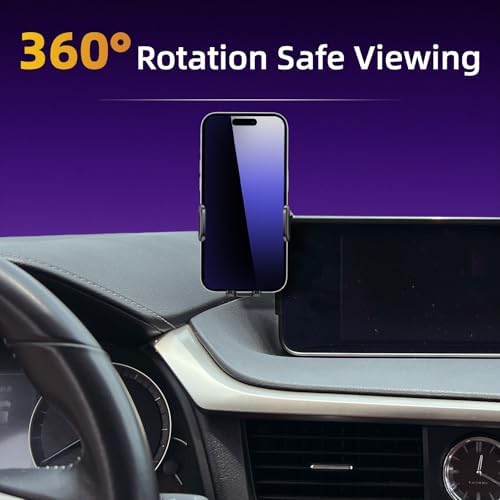 Lexus RX Vehicle-Specific Phone Holder for 8-Inch Screens | Adjustable Cradle for 4-7 Inch Smartphones | Perfect Fit for 2016-2019 RX350, RX350 L, RX450 h, RX450 h L | Quick Tool-Free Installation & Robust Stability for a Safer Driving Experience