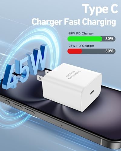 Ultimate 4-in-1 USB C Fast Charging System: 67 W 3-Port Car Charger, 45 W Wall Adapter, and Dual 3 FT USB C Cables for i Phone 16 Series, i Pad, and Mac Book – Superior Speed and Compatibility for On-the-Go Power Solutions