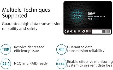 Transform Your Device with Silicon Power 1 TB SATA III SSD – High-Speed 3 D NAND Storage, SLC Cache Performance Boost, Compact 2.5″ Design for Seamless Upgrades and Enhanced Productivity