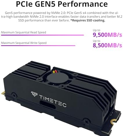 Timetec 512 GB NVMe PCIe Gen3 M.2 2280 SSD – Unmatched Speed and Reliability for Gamers and Creators – Experience Blazing Read Speeds of Up to 2,000 MB/s and Write Speeds of 1,600 MB/s – Perfect Upgrade for Enhanced Performance and Seamless Multitasking in PCs and Laptops – Elevate Your Data Storage with Advanced 3 D NAND Technology for Lasting Durability and Lightning-Fast Transfers – Compact M.2 2280 Form Factor Designed for Effortless Installation and Maximum Compatibility – Transform Your Workflow and Gaming Experience with a High-Performance Solid State Drive That Redefines Speed and Efficiency.