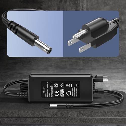 Ultra-Reliable 12 V AC/DC Charger Cord for Wahoo Kickr Core – Ultimate Power Supply Solution for Uninterrupted Indoor Cycling and Enhanced Performance, Lightweight & Durable Adapter Compatible with WF123 and WFBKTR4 Trainers – Optimize Your Workout with Consistent Energy Delivery