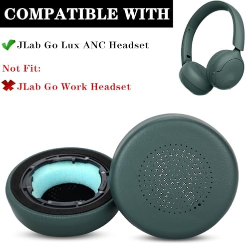 Transform Your JLab Go Lux ANC Wireless Headphones with Luxurious Mauve Earpads – Superior Comfort, Optimized Sound Isolation, and Seamless Installation for Endless Listening Enjoyment