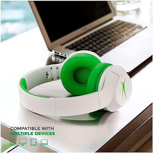 Altec Lansing Kid-Safe Wireless Headphones – Active Noise Cancellation for Children Aged 7+, 85 d B Volume Limiting, 15-Hour Battery Life, Ergonomic Foldable Design for Ultimate Comfort and Safety in Music, Movies, and Gaming