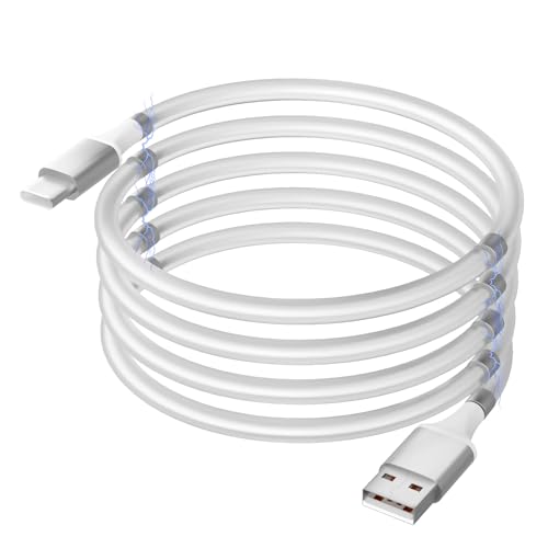 Revolutionary Magnetic Charging Cable (3.3 ft) – Tangle-Free, Fast Charging Solution for i Phone 6-14 | Effortless Magnetic Attachment, Durable Design & Enhanced Compatibility for Ultimate Convenience