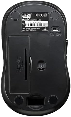 Sleek i Mouse S80 2.4 GHz Mini Optical Mouse – Stylish Fabric Finish with 5 Customizable Buttons for Ultimate Comfort and Performance in Any Workspace