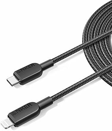 Anker 310 MFi Certified 6 FT USB C to Lightning Cable (2-Pack) – Premium Fast Charging Solution for i Phone 14 and More – Durable, High-Speed Performance for Seamless Connectivity and Extended Reach – Perfect for Home, Office, and On-the-Go Use