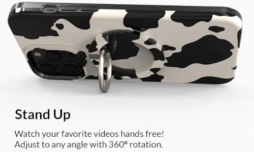 Transform Your i Phone 16, 15, 14, 13, 12 with VELVET CAVIAR’s Amethyst Purple Leopard Mag Safe-Compatible Grip – Stylish Magnetic Ring Holder & Adjustable Stand for Effortless Hands-Free Viewing, Secure Texting, and Enhanced Usability – Elevate Your Mobile Experience with Durable, Lightweight, and Customizable Accessory