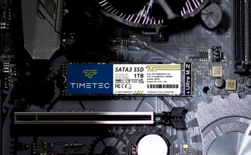 Timetec 256 GB M.2 2280 SATA III SSD – Lightning-Fast 550 MB/s Read Speeds with 3 D NAND Tech – Elevate Your Desktop & Laptop Performance – Ideal Upgrade for Gamers & Creators – Unmatched Reliability & Speed!