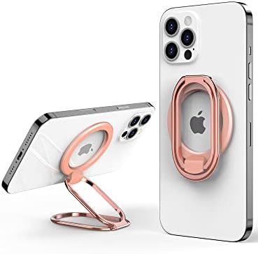 2025 SUPERONE Mag Safe Phone Ring Holder – Versatile Adjustable Magnetic Kickstand & Detachable Grip for i Phone 12-16 Series – Vibrant Purple for Enhanced Wireless Charging & Effortless Hands-Free Functionality – Transform Your Smartphone Use with Style and Practicality