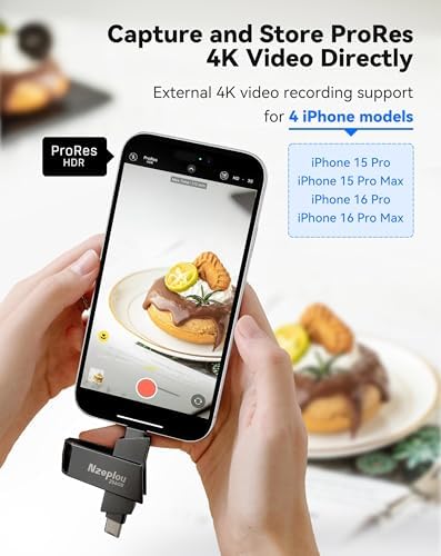 256 GB Lightning & USB-C Flash Drive for i Phone/i Pad – Ultra-Fast USB 3.0 Memory Stick for Effortless Photo & Video Backup – Plug & Play External Storage Solution (Sleek Silver Design) – Perfect for Seamless Data Management and Expansive Memory Needs