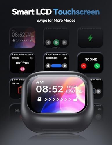 Elevate Your Audio Experience with High-Performance Wireless Bluetooth Earbuds: Immerse in 13 mm Hi-Fi Deep Bass Sound, 30-Hour Playtime, and Touchscreen Controls – IPX5 Water-Resistant for Active Lifestyles, Featuring USB-C Fast Charging and Built-in Mic for Crystal-Clear Calls – Perfect Gift for Teens and Adults in Stylish Black Finish. Experience Unmatched Comfort and Versatility for Gym Sessions, Daily Commutes, and Relaxation. Enjoy Seamless Connectivity with 5.4 TWS Technology for a Superior Listening Journey.