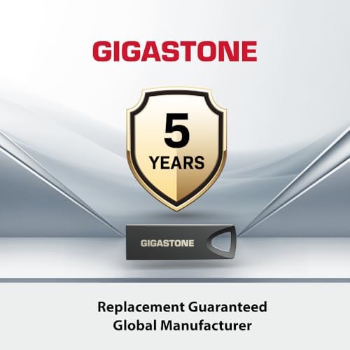 GIGASTONE 64 GB Ultra-Fast Nano Flash Drive Z90 – Compact USB 3.2 Gen 1 Storage Solution with 120 MB/s Speed, Lightweight Metal Design for PC/Mac/TV/Car Compatibility, Perfect for Reliable Data Backup and Quick File Transfers