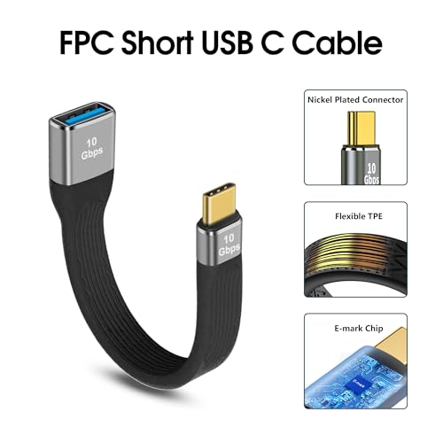 Ultra-Fast 8.5-Inch USB C Cable – Thunderbolt 4 Type-C C to C with 40 Gbps Data Transfer & 240 W PD Fast Charging – 8 K@60 Hz Video Output Compatible with i Phone 16 Pro Max, Mac Books & External SSDs – Perfect for Travel & Efficient Workspaces