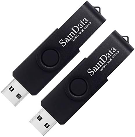 Maximize Your Storage with 128 GB USB Flash Drives 2 Pack – High-Speed Thumb Drives with LED Indicator for Effortless Data Backup and Transfer (Black) Ideal for Windows and Mac Compatibility