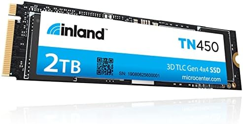 Elevate Your Performance with the INLAND TN450 500 GB NVMe M.2 PCIe Gen4 x4 Internal SSD – Unmatched 5,000 MB/s Speeds, 3 D NAND Technology for Ultimate Durability, Perfect Upgrade for Laptops & Desktops