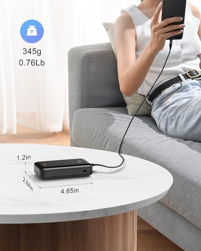 High-Capacity 20000 m Ah Portable Charger – 22.5 W Fast Charging Power Bank for i Phone, Samsung & Android Devices – Essential Travel Accessory in Vibrant Yellow for On-the-Go Power Solutions