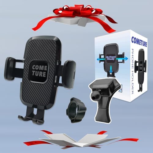 COMETURE Mercedes Benz Car Phone Holder Mount – Universal Smartphone Cradle for GLE Class (GLE-20-24) with Adjustable Viewing Angles and Tool-Free Installation – Elevate Your Driving Experience with Premium Interior Accessories for Navigation and Hands-Free Calls