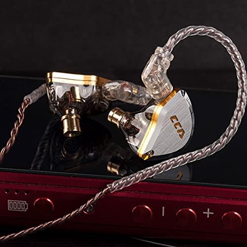 Elevate Your Sound Experience with CCA C12 Hybrid IEM Earphones – 5 Balanced Armature & 1 Dynamic Driver Design for Audiophiles, Musicians, and DJs – Superior Noise Isolation, Enhanced Compatibility, and Ergonomic Comfort for Extended Use