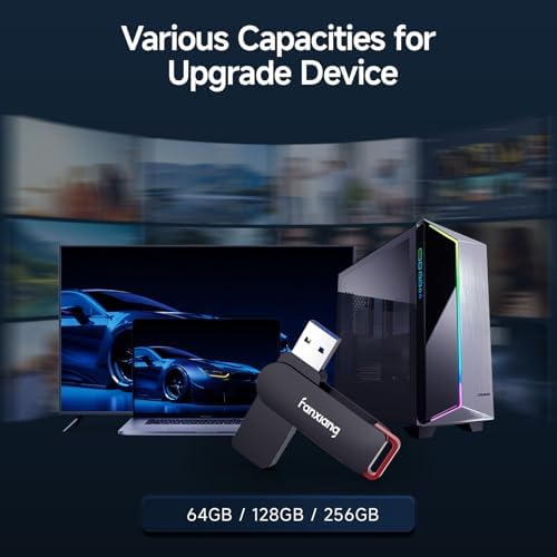 High-Speed 256 GB USB Flash Drive 2-Pack – Durable Metal Thumb Drives with USB 3.2 Technology for Quick Data Transfer and Reliable Storage, Perfect for Professionals and Students – Secure Your Files with Style