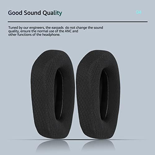 Upgrade Your Gaming with Premium Soft Mesh Ear Pads for Logitech G733 & G335 – Noise-Isolating Foam Enhances Comfort and Sound Quality (Black)