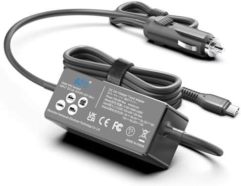 Ultimate 100 W USB-C Car Charger for Laptops & Drones – Fast Charging Adapter for Mac Book Pro/Air, Dell, HP, Lenovo, MSI, and More – Versatile 12 V-24 V DC Power Supply with 2.6 m Cable – Reliable & Efficient Charging for All Your Devices on the Go!