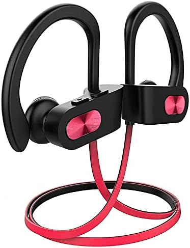 Revolutionize Your Workout with Redzoo Bluetooth Headphones V5.0 – IPX7 Waterproof Wireless Earbuds for Active Lifestyles | 16 Hours Playtime, Bass+ HD Stereo Sound, and CVC6.0 Noise Cancelling Mic for Crystal-Clear Audio | Perfect for Gym, Running, and Outdoor Activities