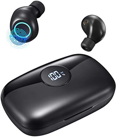Premium True Wireless Earbuds with Bluetooth Connectivity – IPX6 Waterproof Design, CVC8.0 Noise Cancellation Technology for Superior Call Clarity, Hi-Fi Deep Bass Audio for an Immersive Experience, Ergonomic Touch Control In-Ear Headset for Active Lifestyles – Enhanced Device Compatibility for Effortless Pairing