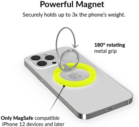 Transform Your i Phone 16, 15, 14, 13, 12 with VELVET CAVIAR’s Amethyst Purple Leopard Mag Safe-Compatible Grip – Stylish Magnetic Ring Holder & Adjustable Stand for Effortless Hands-Free Viewing, Secure Texting, and Enhanced Usability – Elevate Your Mobile Experience with Durable, Lightweight, and Customizable Accessory