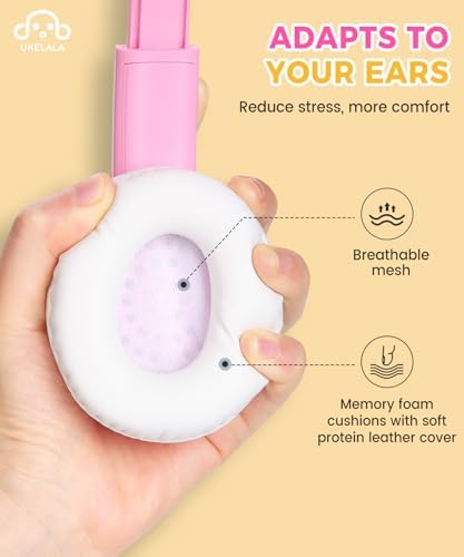 C3 Kids Foldable Wired Headphones – Lightweight On-Ear Design with Adjustable Headband for Optimal Comfort – Ideal for School, Home, and Travel – 3.5 mm Jack Compatible with Tablets and Laptops – Safe Sound Experience with Volume Limiter for Young Listeners