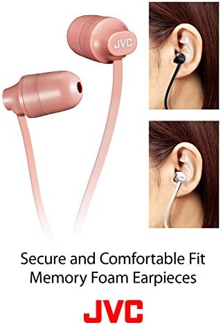 JVC Marshmallow Wireless Earbud Headphones – Stylish Ivory Design, IPX4 Water-Resistant for Active Lifestyles, 8-Hour Battery Life, Flexible Neck Band for Ultimate Comfort, Memory Foam Earpieces for Superior Sound Isolation – Perfect for Commuting, Workouts, and Everyday Use – Seamless Device Compatibility