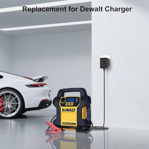 Dependable 15 V AC Charger for Dewalt Tools – Fast Charging Solution for Jump Starters & Air Compressors with Safety Features and Portability Advantages