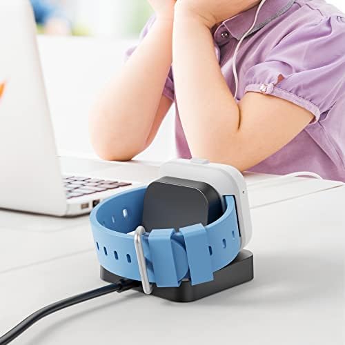 Rapid Charge Portable Dock for T-Mobile SYNC UP Kids Watch 2 – 5 ft Versatile Cable & Sleek White Adapter for Home, Office, and Travel – Essential Smartwatch Charger for Active Parents with Enhanced Compatibility and Durability
