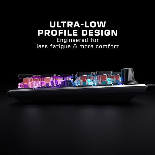 Experience Unmatched Gaming Precision with Turtle Beach Vulcan TKL Tenkeyless Mechanical Keyboard – Linear Titan Switch, Customizable AIMO RGB Lighting, Durable Aluminum Build, and Portable USB-C Connectivity for Ultimate Performance and Style