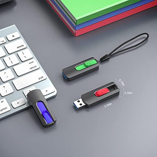 RAOYI 5-Pack 64 GB USB Flash Drives – High-Speed USB 2.0 Memory Sticks for Effortless Data Transfer and Storage – Portable Thumb Drives for PC and Laptop – Ideal for Organizing Photos, Documents, and Videos – Multi-Pack Convenience for Home and Office Use