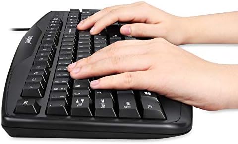 Durable & Washable Perixx PERIBOARD-517 Wired USB Keyboard – IP65 Certified, Ergonomic Design for Home & Office Use, Enhanced Compatibility with Windows & mac OS, Ideal for Quick Cleaning and Hygiene